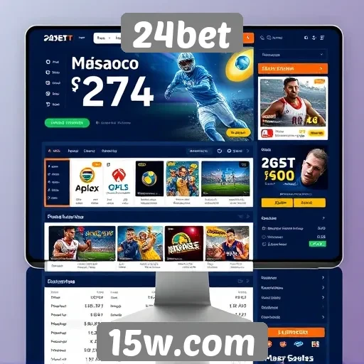 Interface do usuário do 24bet recebe elogios